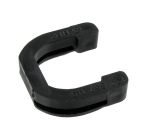 Glove box lock retaining clip